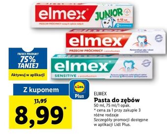 Lidl Pasta do zębów przeciw próchnicy Elmex oferta