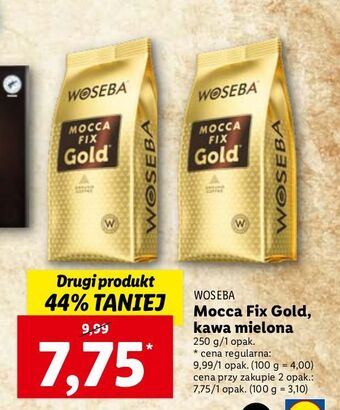 Lidl Kawa Woseba Mocca Fix Gold oferta