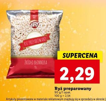 Lidl Ryż preparowany Łapsy oferta