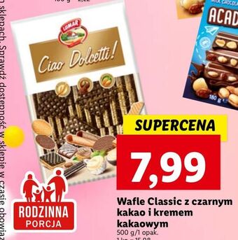 Lidl Wafle duo black Lumar oferta