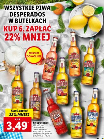 Lidl Piwo Desperados oferta