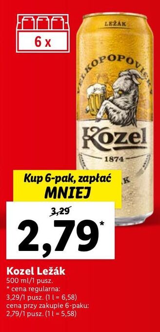 Piwo Kozel Lezak