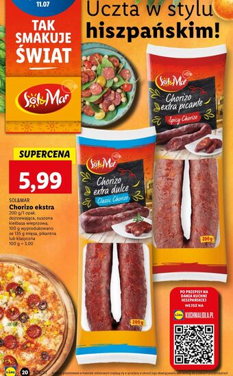 Lidl Chorizo spicy Sol&Mar oferta
