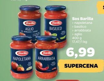 Netto Sos aglio Barilla oferta