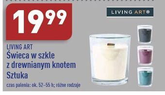 ALDI Świeca zapachowa w szkle Living Art oferta