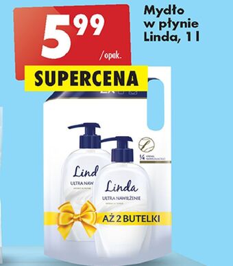 Biedronka Mydło w płynie Linda 1l oferta