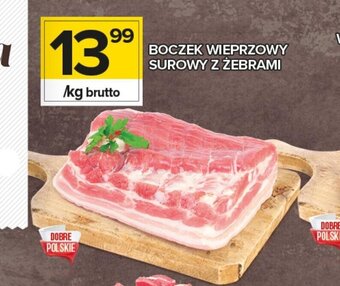 Topaz Boczek wieprzowy surowy z żebrami 1kg oferta