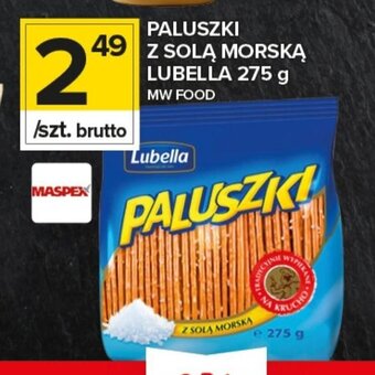 Topaz Paluszki z solą morską Lubella 275g oferta
