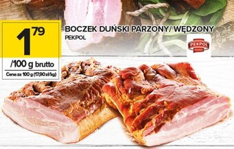 Topaz Boczek duński parzony/wędzony 100g oferta