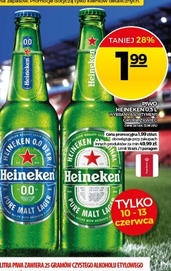 Topaz Piwo Heineken 500ml oferta