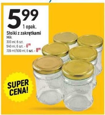 E.Leclerc Słoiki z zakrętkami oferta