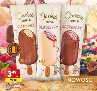 Biedronka Lód blueberry Marletto Triple oferta