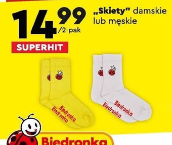 Biedronka Skarpety "skiety" damskie Biedronka oferta
