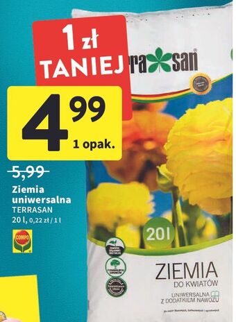 Intermarche Ziemia do kwiatów Terra San oferta