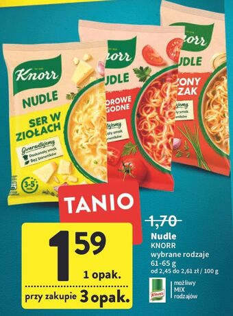 Intermarche Pieczony kurczak Knorr Nudle oferta
