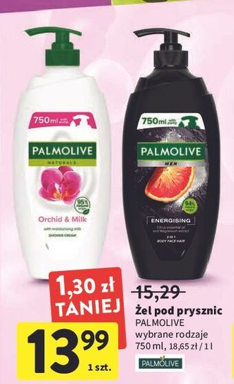 Intermarche Żel pod prysznic energising Palmolive For Men oferta