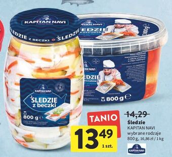 Intermarche Śledzie z beczki Kapitan Navi oferta