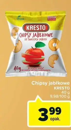 Carrefour Market Chipsy jabłkowe Kresto oferta