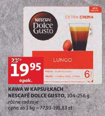 Auchan Kawa lungo Nescafe Dolce Gusto oferta