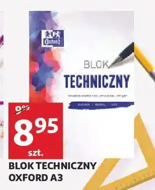 Auchan Blok techniczny a3 10 k. biały Oxford oferta