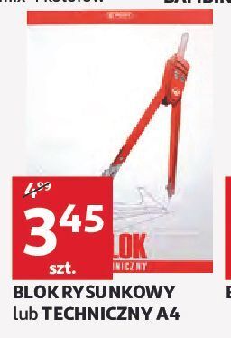 Auchan Blok rysunkowy a4 oferta