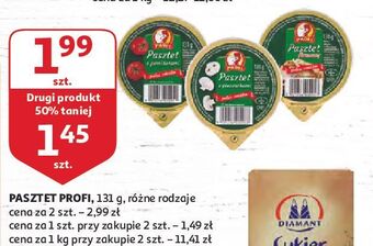 Auchan Pasztet z drobiem i pomidorami Profi Wielkopolski oferta