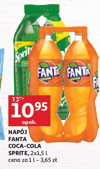 Auchan Napój pomarańczowy Fanta oferta
