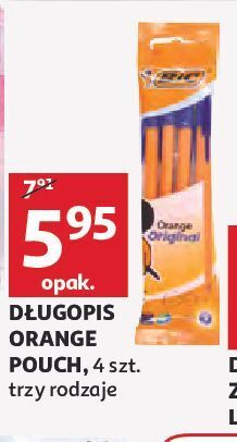 Auchan Długopis niebieski Bic Orange oferta