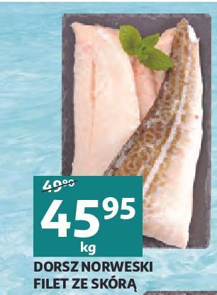 Auchan Dorsz norweski filet ze skórą oferta