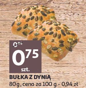 Auchan Bułka z dynią oferta