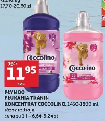 Auchan Płyn do płukania silk lily Coccolino oferta