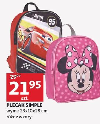 Auchan Plecak cars oferta