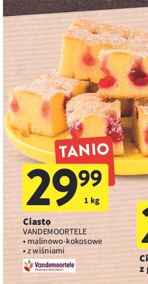 Intermarche Ciasto malinowo-kokosowe Vandemoortele oferta