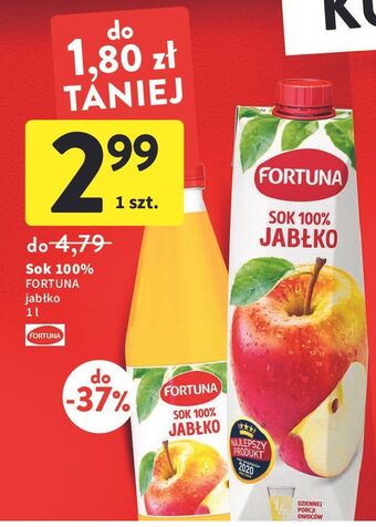 Intermarche Sok 100% jabłkowy Fortuna oferta