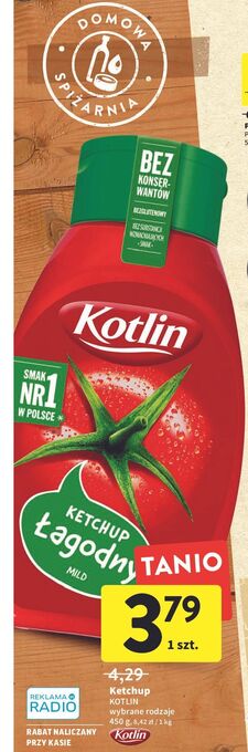 Intermarche Ketchup łagodny Kotlin oferta