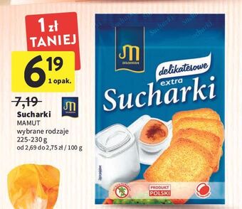 Intermarche Sucharki delikatesowe Mamut oferta
