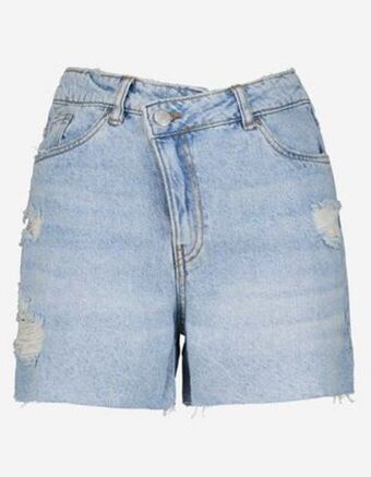 Takko Fashion Dział damski szorty dżinsowe - wycięcia oferta
