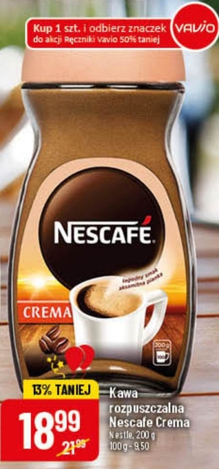 Polomarket Nescafé Crema Kawa rozpuszczalna 200 g oferta