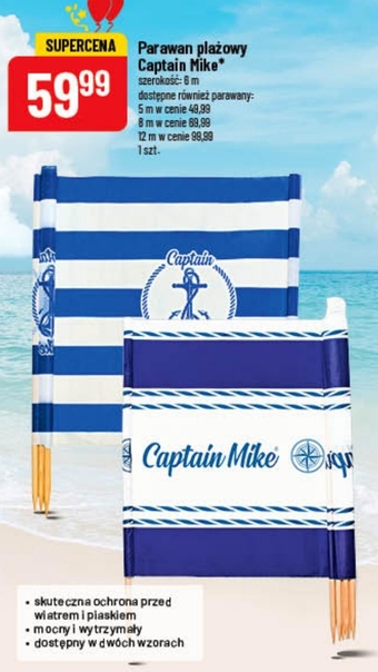 Polomarket Parawan plażowy Captain Mike oferta