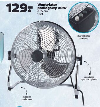 Wentylator podłogowy 40 w