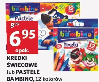 Auchan Kredki 12 kolorów Moje Bambino oferta