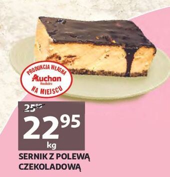 Auchan Sernik z polewą czekoladową Auchan oferta