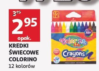 Auchan Kredki świecowe Colorino Kids oferta