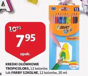 Auchan Farby plakatowe Bic Kids oferta