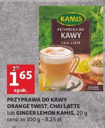 Auchan Przyprawa do kawy chai latte Kamis oferta