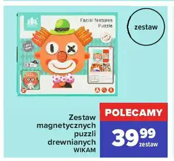 Carrefour Puzzle drewniane magnetyczne 1 SZT oferta