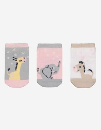 Takko Fashion Niemowlę skarpetki typu sneaker - 3-pak oferta