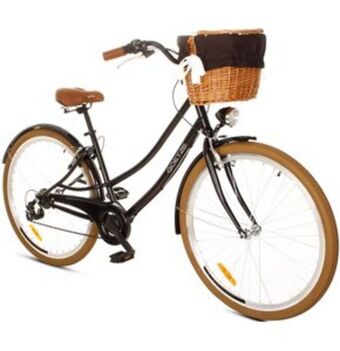Media Expert Rower miejski z koszykiem goetze cruiser s7b 28 cali czarny oferta