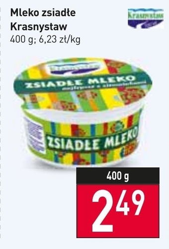 Stokrotka Market Krasnystaw Zsiadłe mleko z Krasnegostawu 400 g oferta