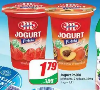 Dino Jogurt Polski Mlekovita 350g oferta